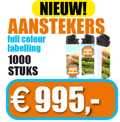 Aanstekers full colour label